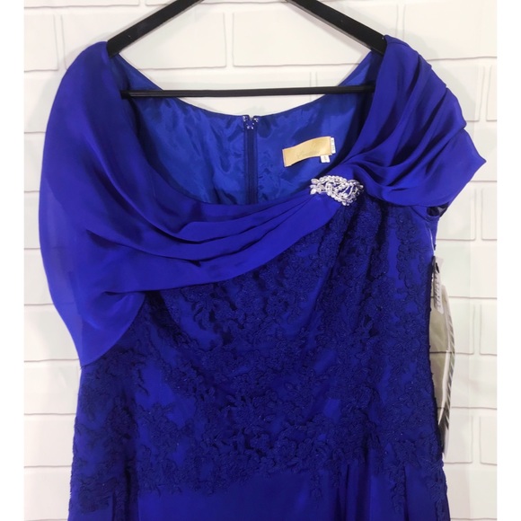 Jade Couture Bridesmaid Draped Neck Dress K168011 - Picture 3 of 8